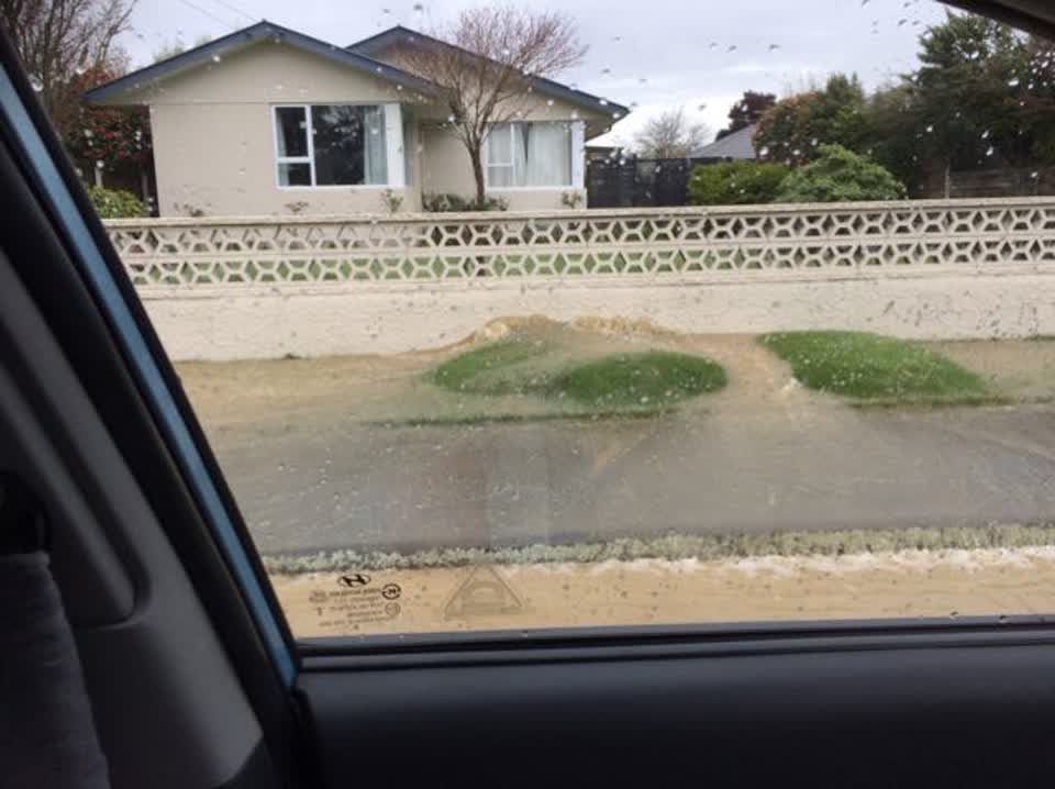 The photograph attached to this water supply report