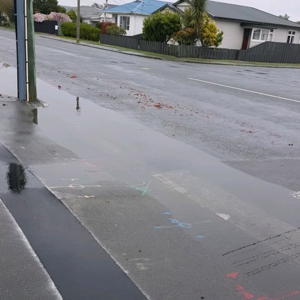 The photograph attached to this wastewater/stormwater report
