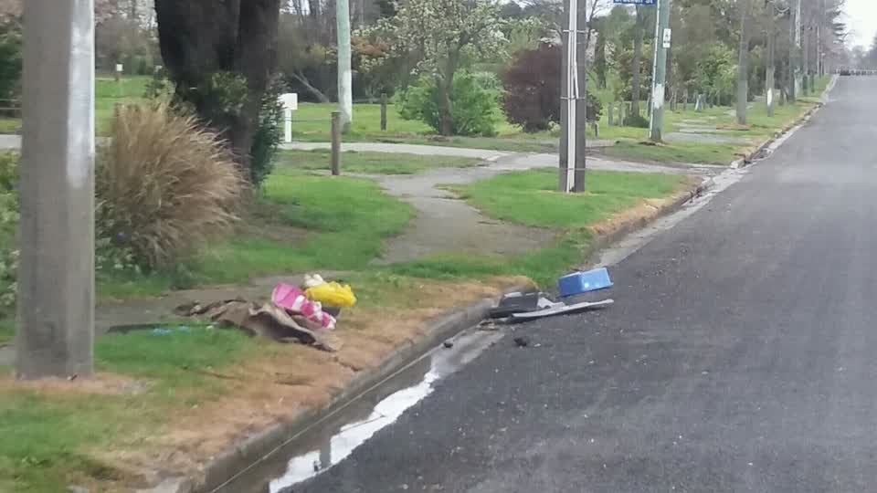 The photograph attached to this rubbish/recycling report