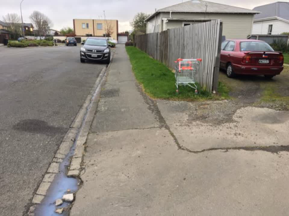 The photograph attached to this wastewater/stormwater report