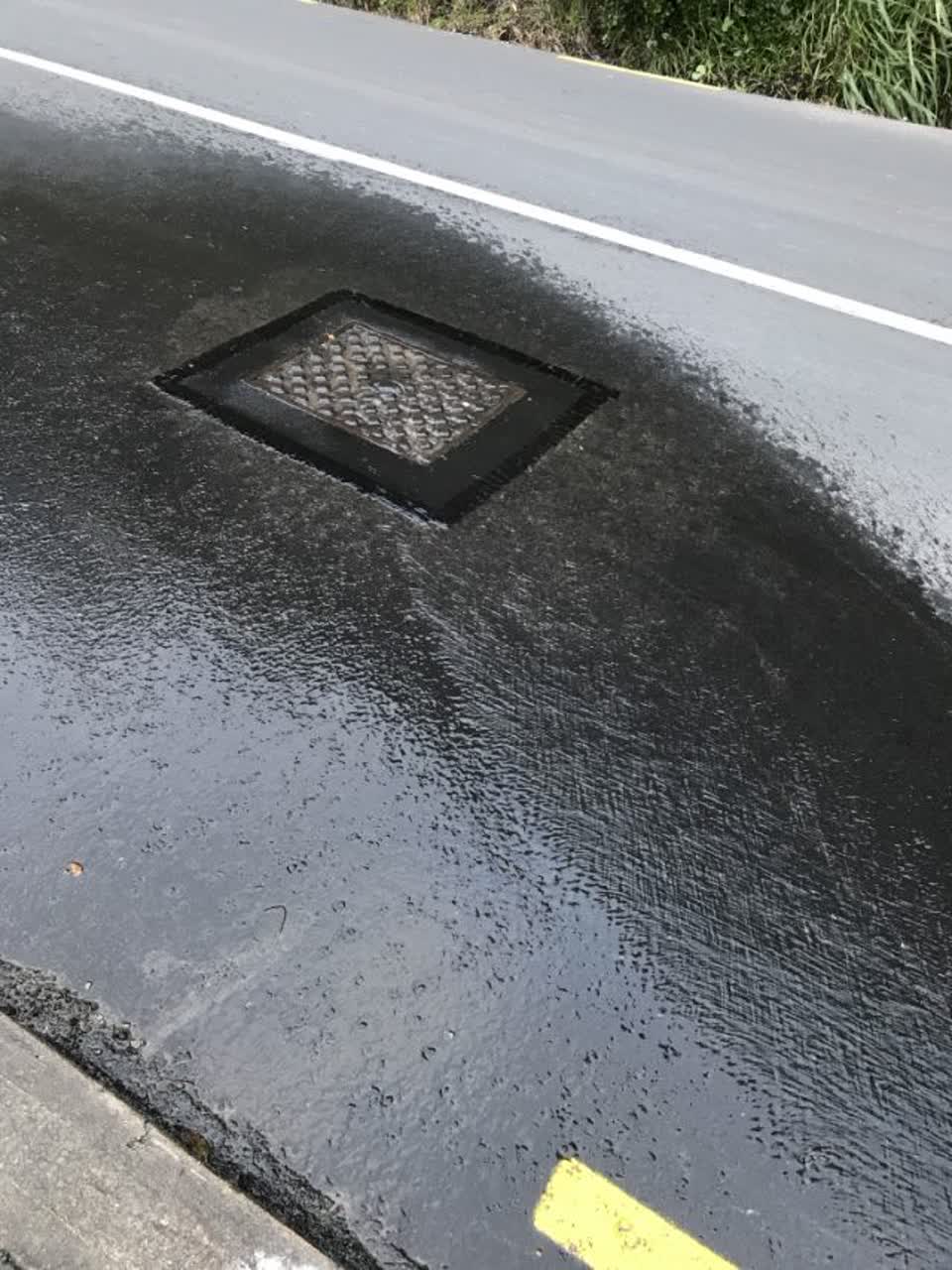 The photograph attached to this wastewater/stormwater report