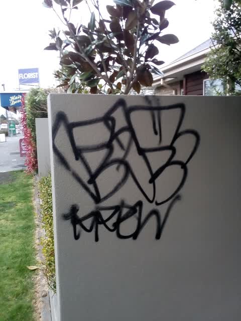 Graffiti, a report photo