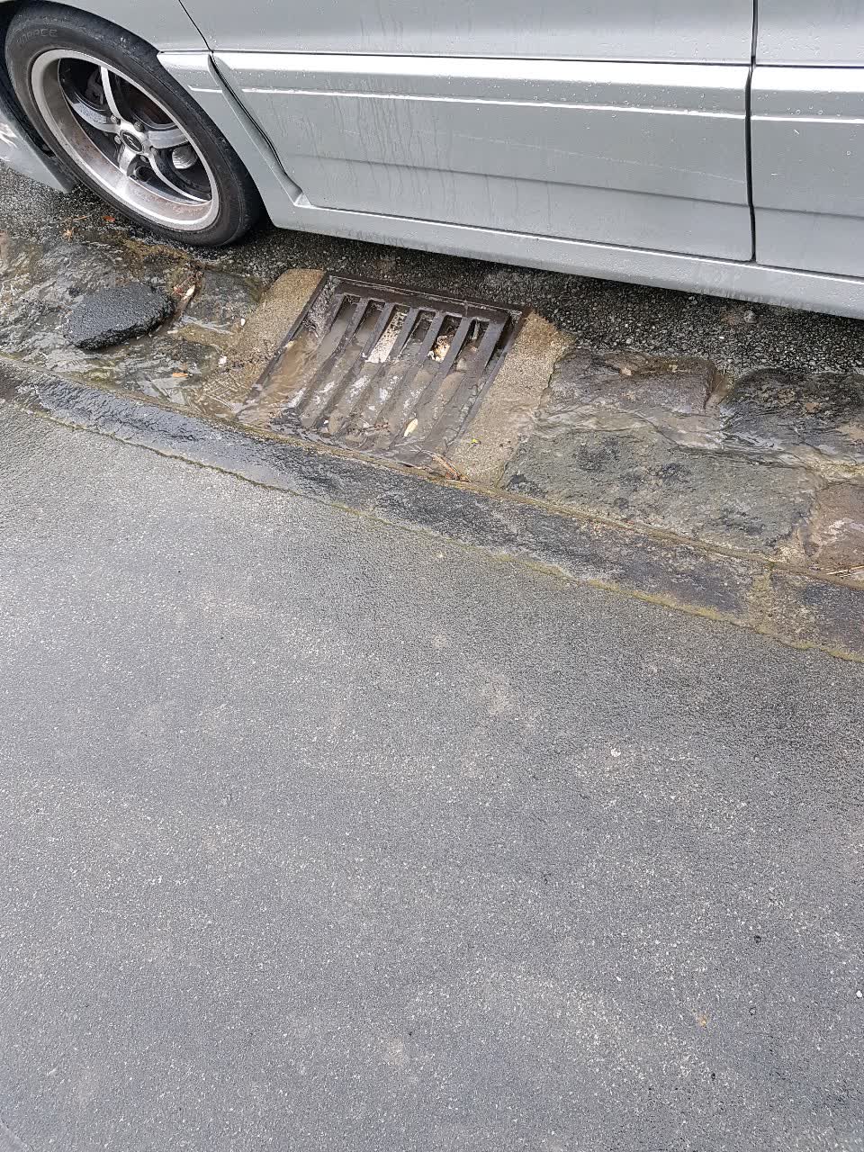 The photograph attached to this wastewater/stormwater report