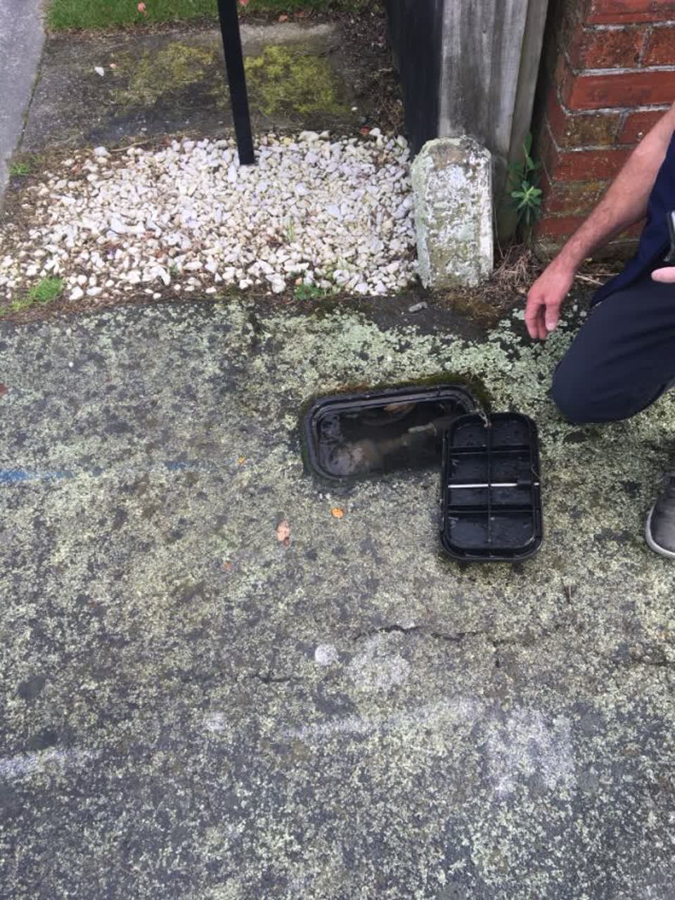 The photograph attached to this water supply report