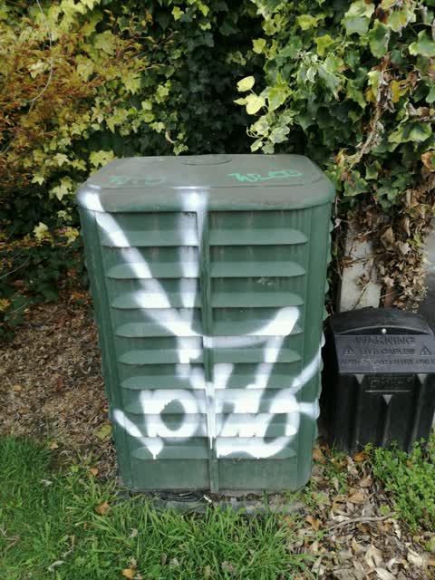 Graffiti, a report photo