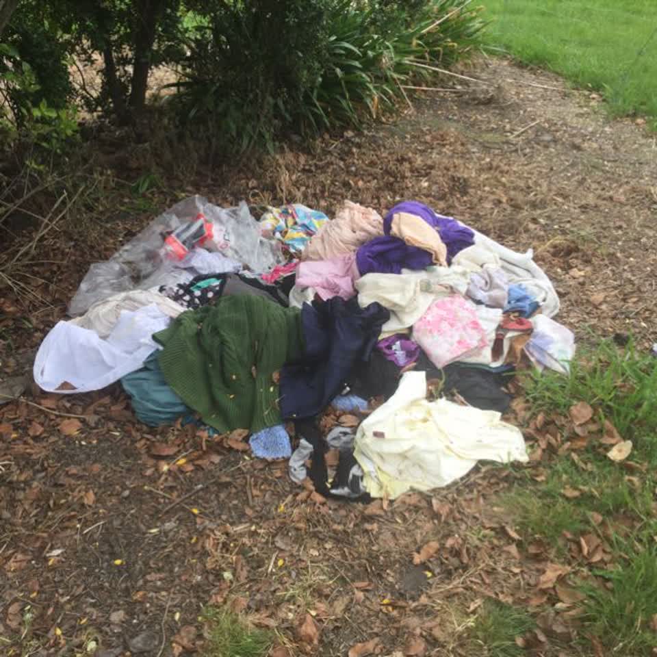 The photograph attached to this rubbish/recycling report