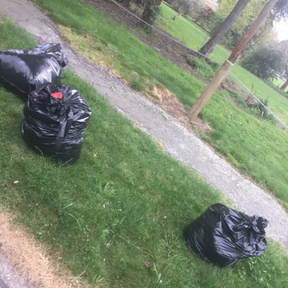 The photograph attached to this rubbish/recycling report