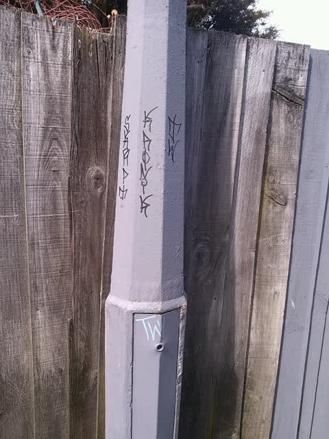 Graffiti, a report photo