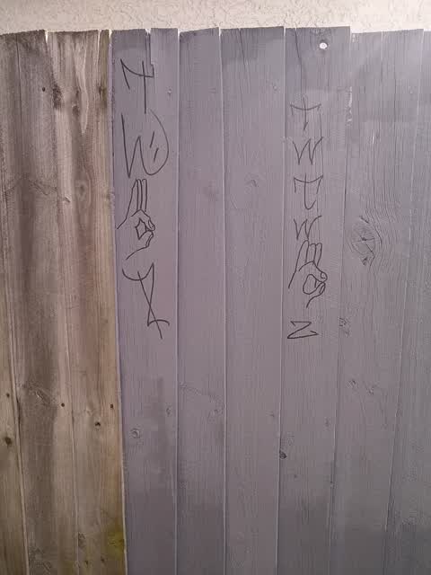 Graffiti, a report photo