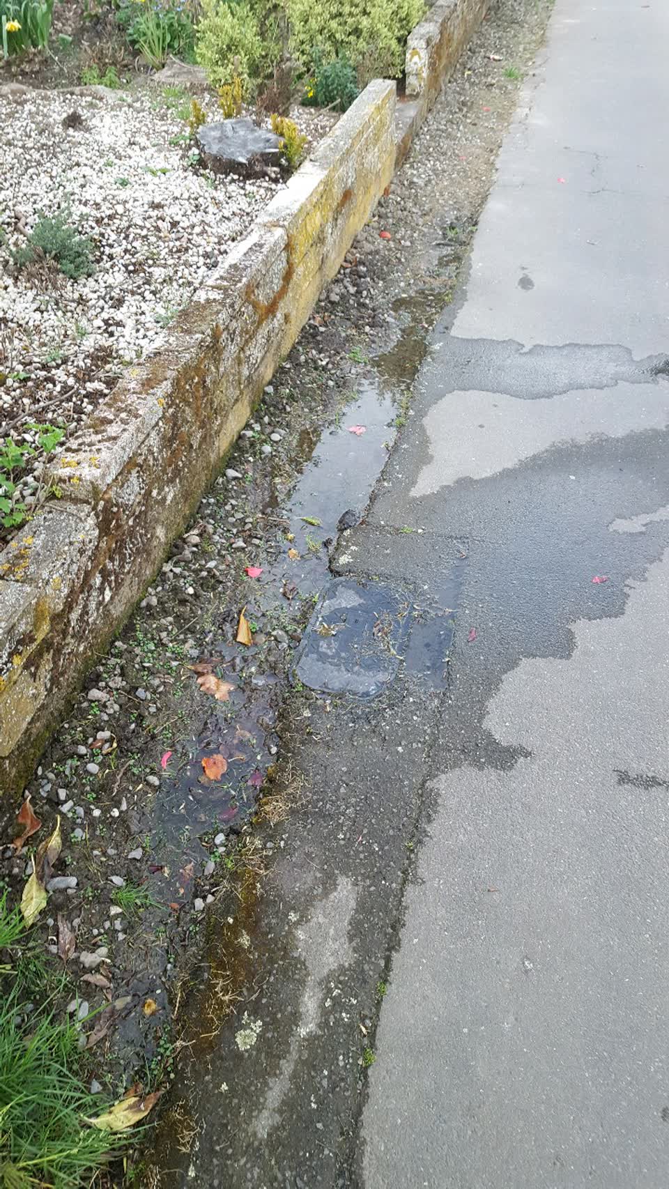 The photograph attached to this wastewater/stormwater report