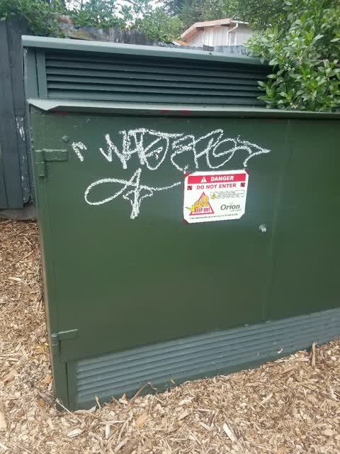 Graffiti, a report photo