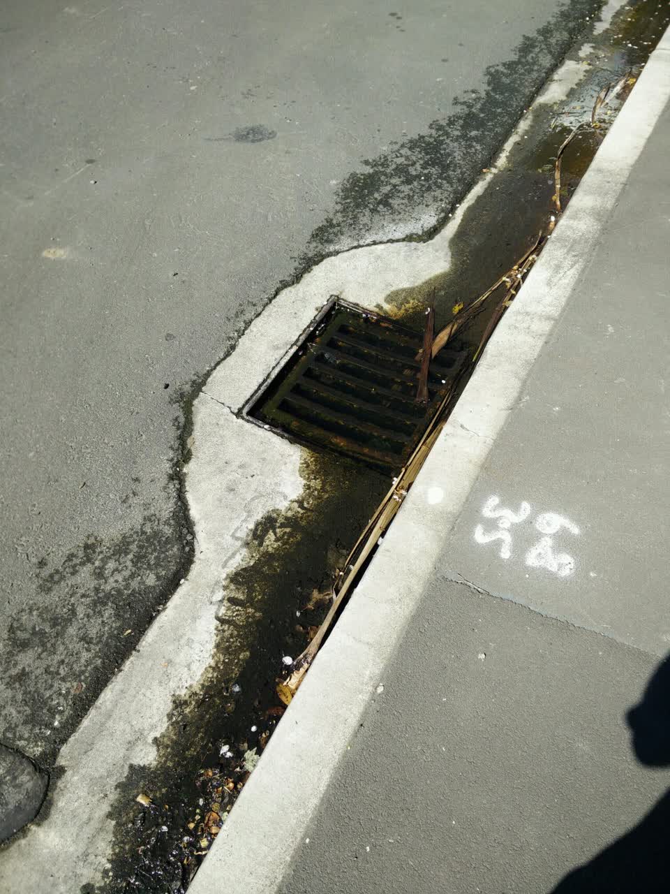 The photograph attached to this wastewater/stormwater report