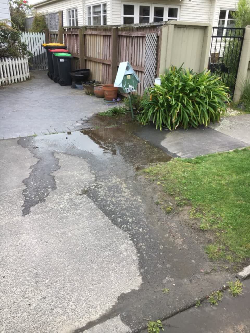 The photograph attached to this water supply report