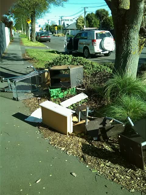 Rubbish/Recycling, a report photo