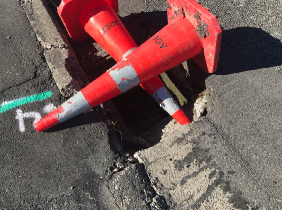 The photograph attached to this wastewater/stormwater report
