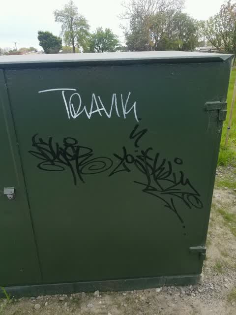 Graffiti, a report photo