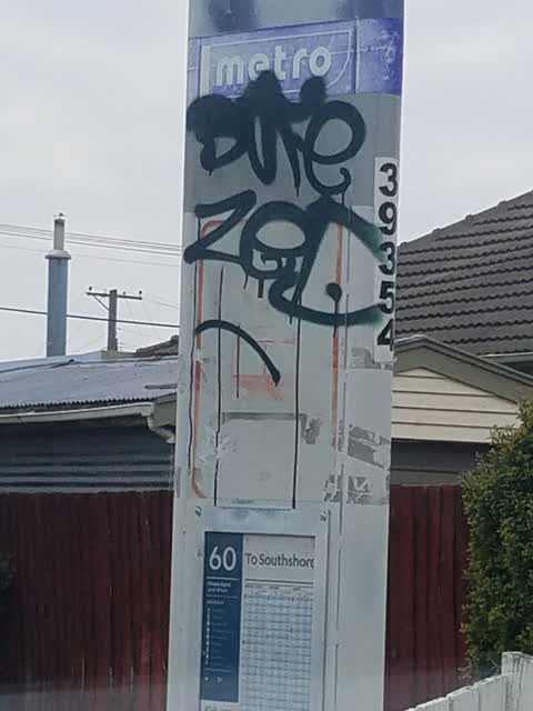 Graffiti, a report photo