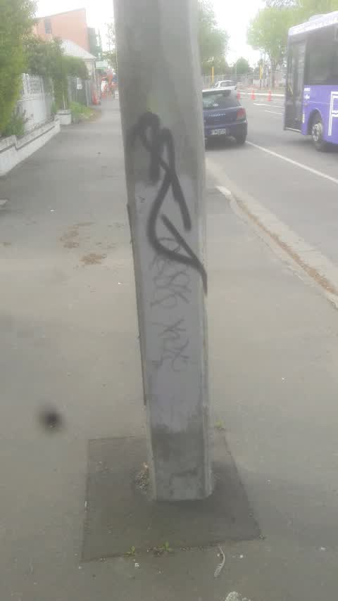 Graffiti, a report photo