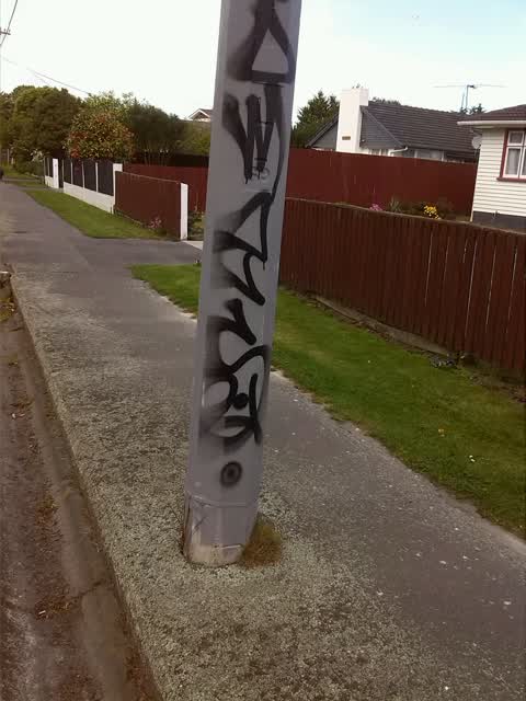 Graffiti, a report photo
