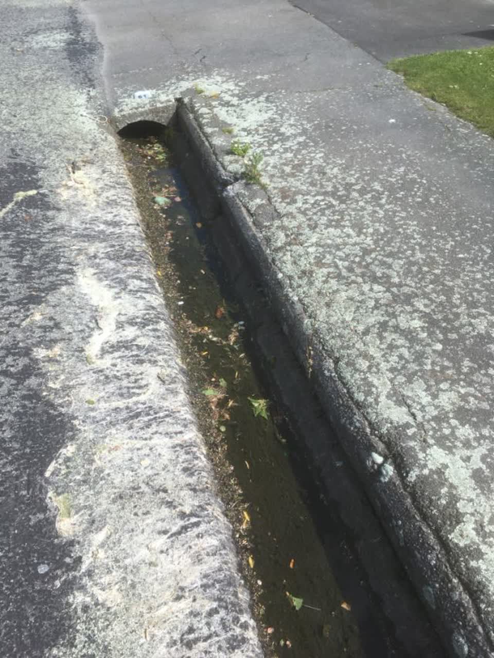 The photograph attached to this wastewater/stormwater report