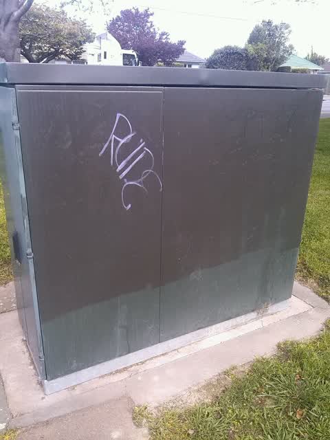 Graffiti, a report photo