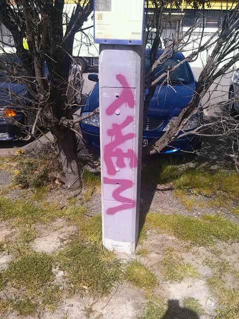 Graffiti, a report photo
