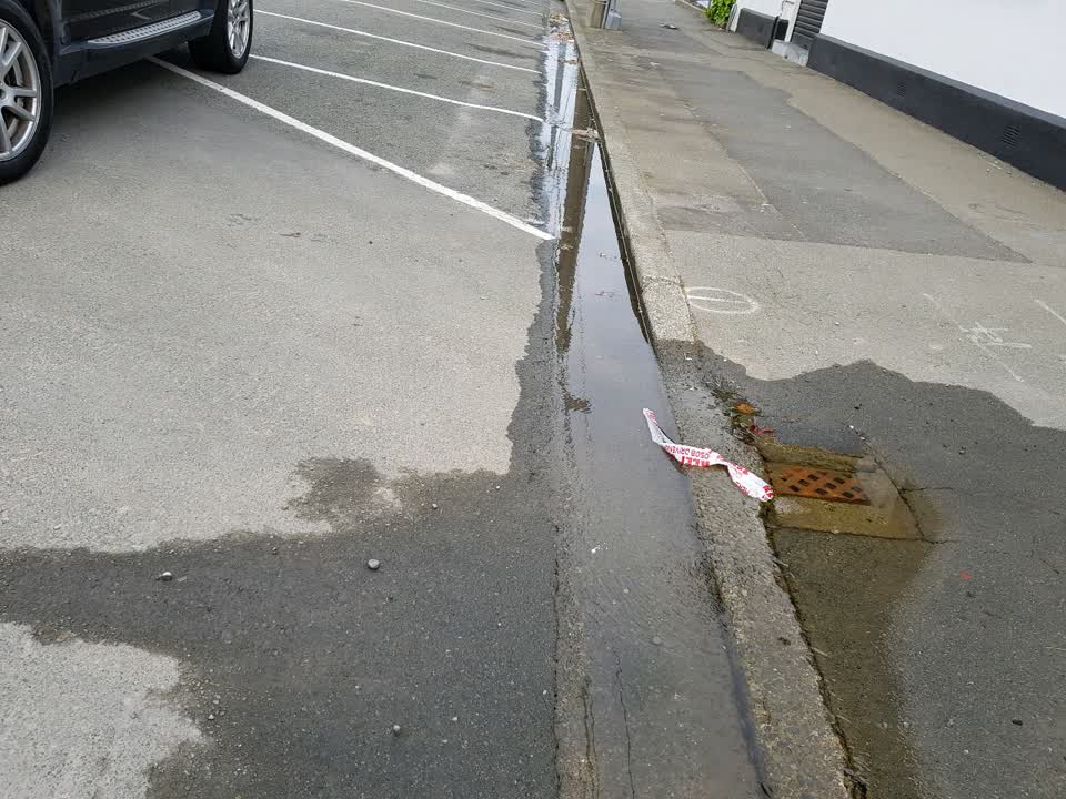 The photograph attached to this water supply report