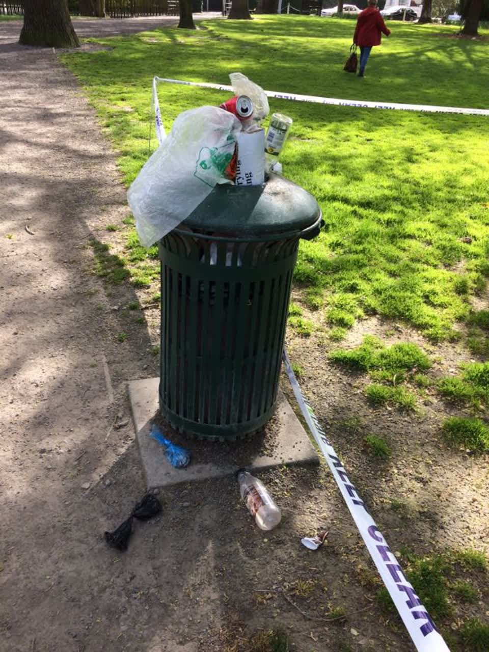 The photograph attached to this parks report