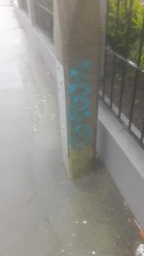 Graffiti, a report photo