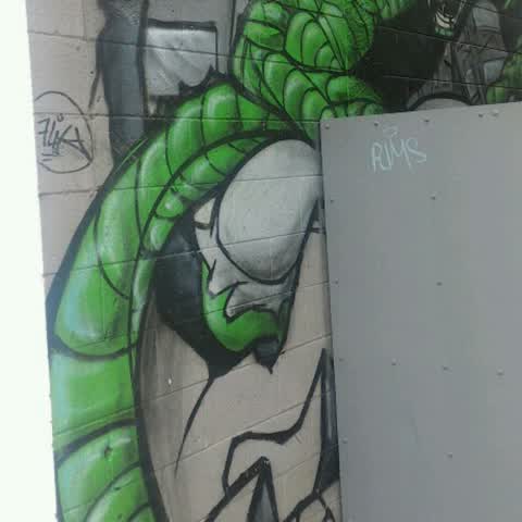 Graffiti, a report photo