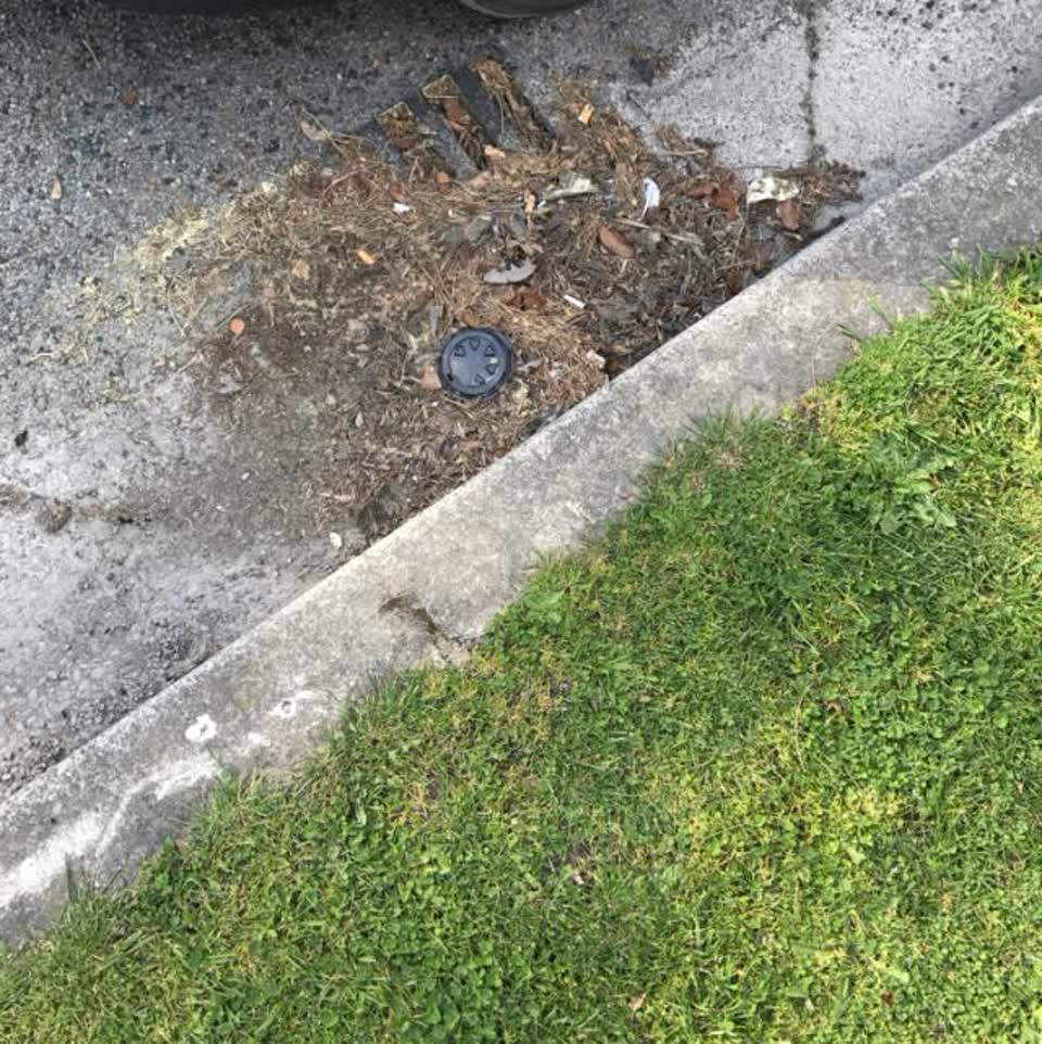 The photograph attached to this wastewater/stormwater report