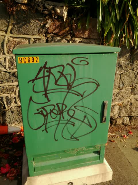Graffiti, a report photo