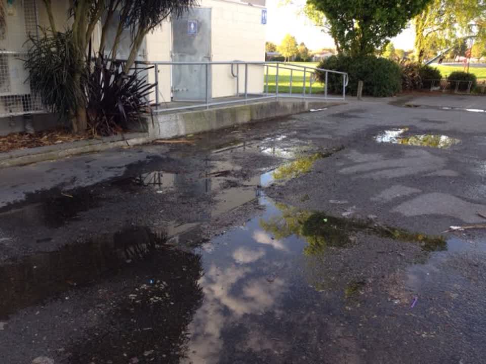 The photograph attached to this wastewater/stormwater report