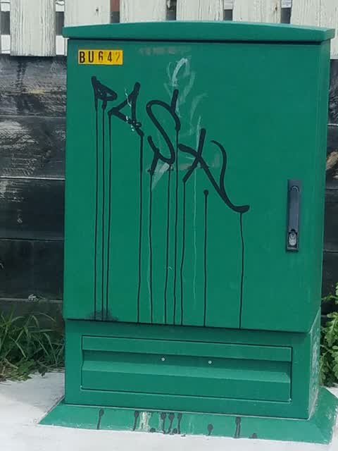 Graffiti, a report photo