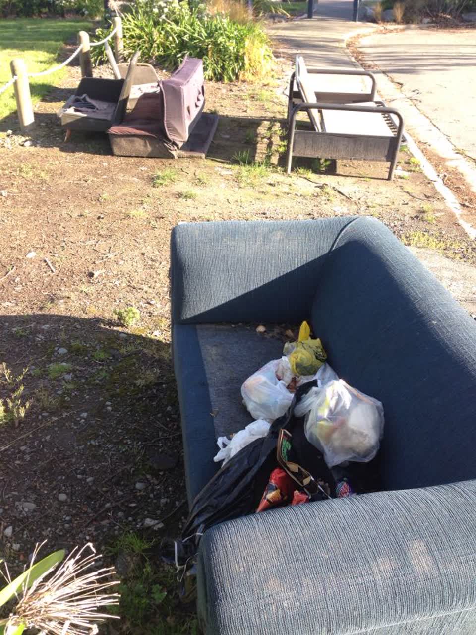 The photograph attached to this parks report
