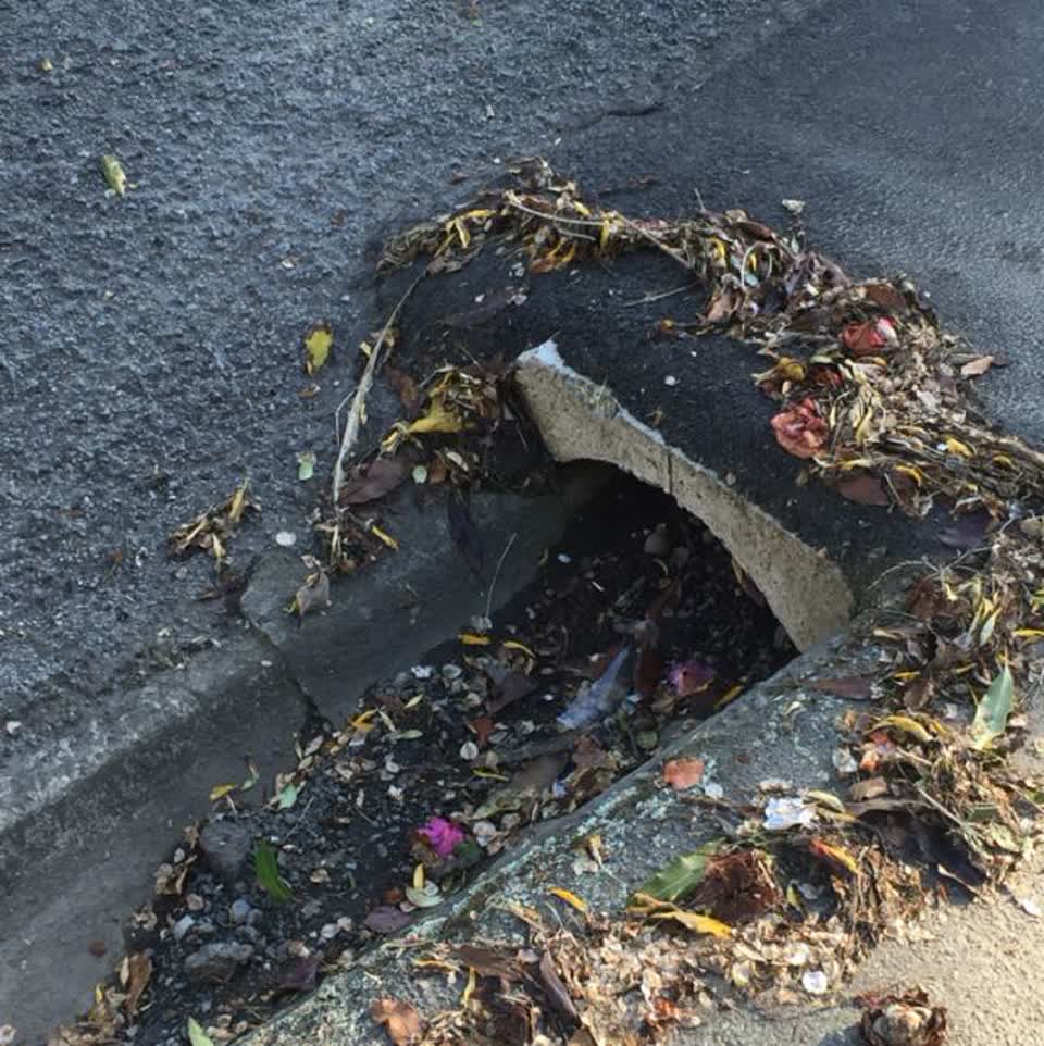 The photograph attached to this wastewater/stormwater report