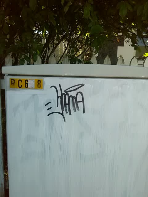 Graffiti, a report photo