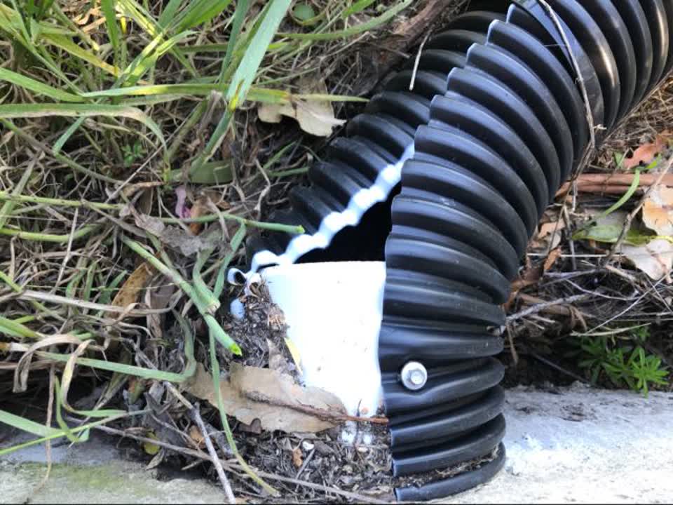 The photograph attached to this wastewater/stormwater report