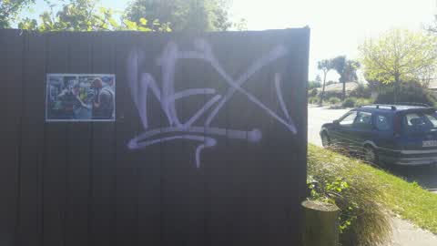 Graffiti, a report photo