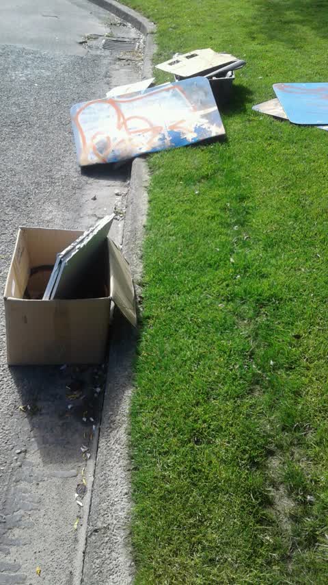 Rubbish/Recycling, a report photo