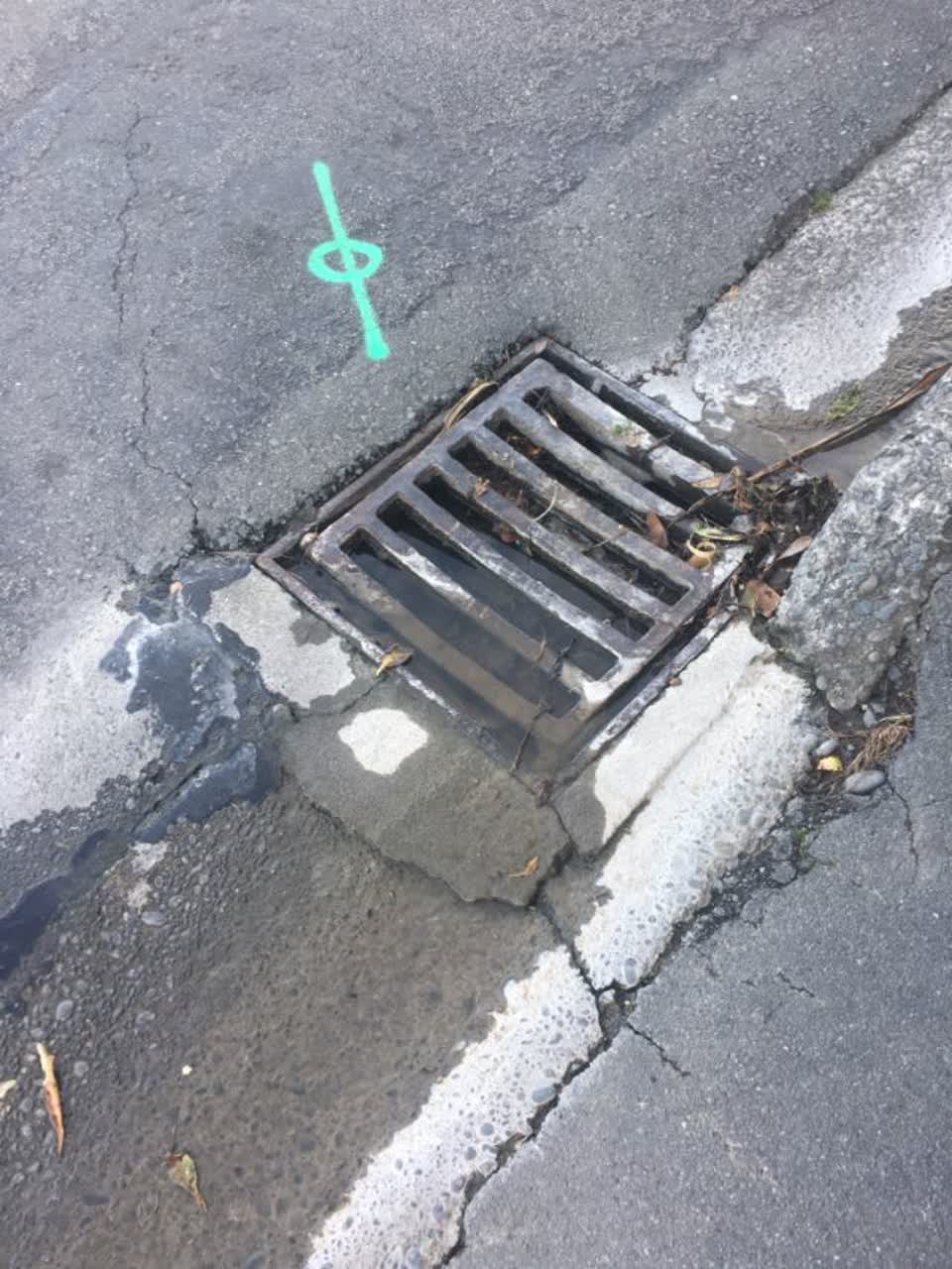The photograph attached to this wastewater/stormwater report