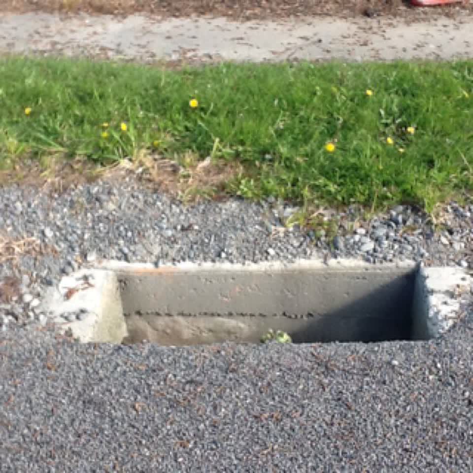 The photograph attached to this wastewater/stormwater report