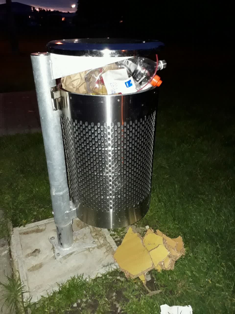 The photograph attached to this parks report