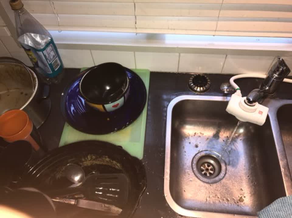 The photograph attached to this water supply report