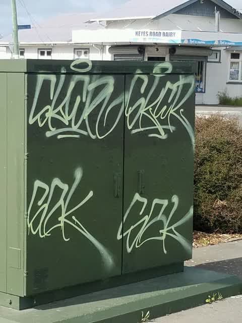 Graffiti, a report photo