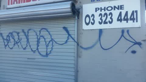 Graffiti, a report photo