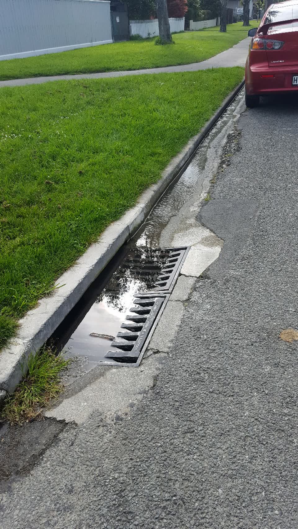 The photograph attached to this water supply report