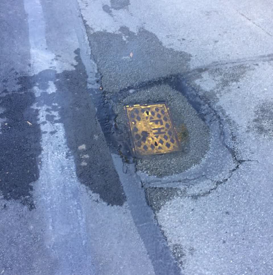The photograph attached to this water supply report