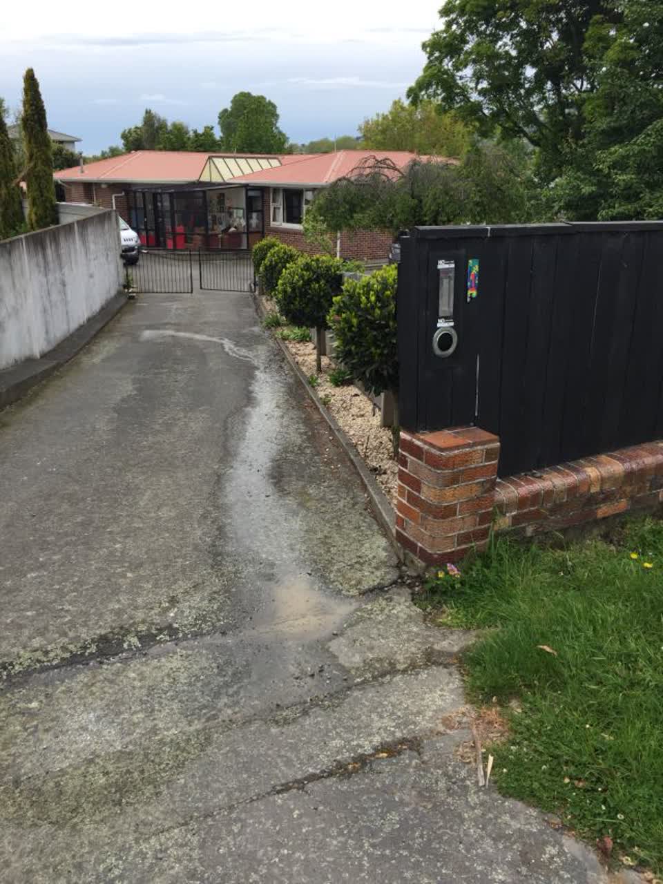 The photograph attached to this water supply report