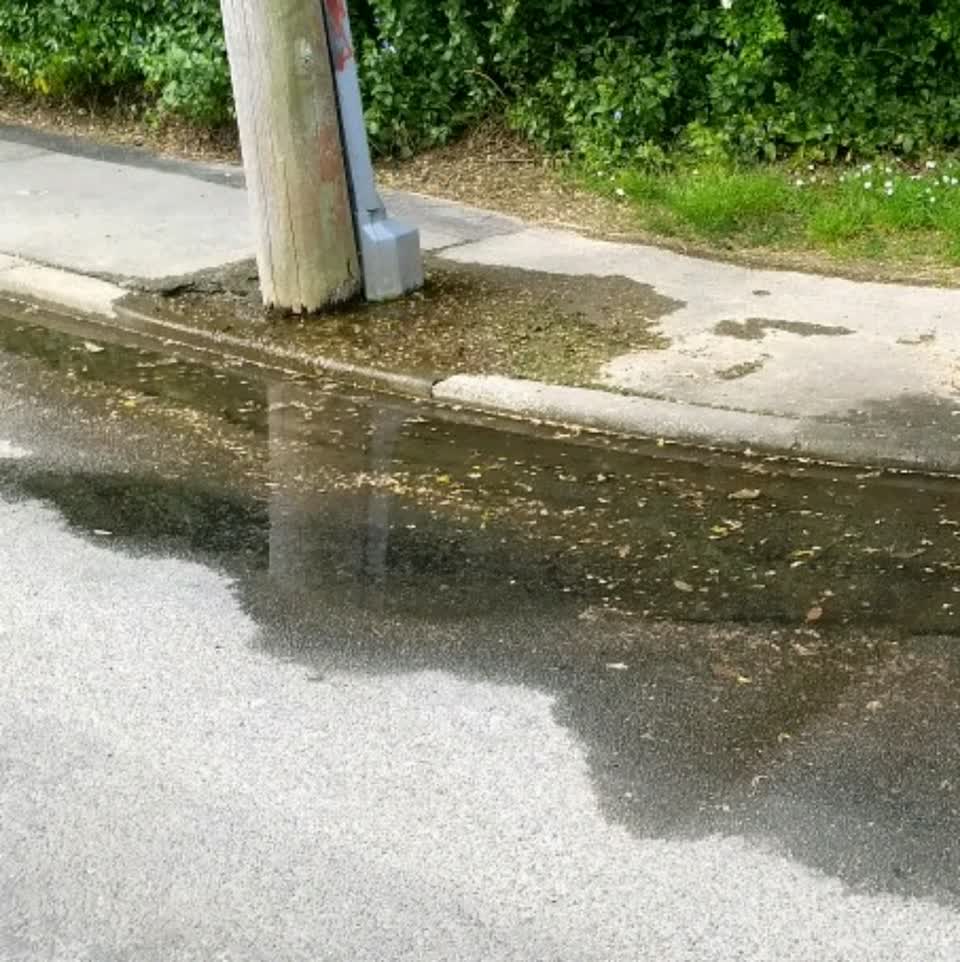 The photograph attached to this water supply report